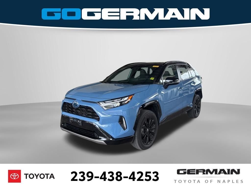 Used 2024 Blue Toyota XSE image 1