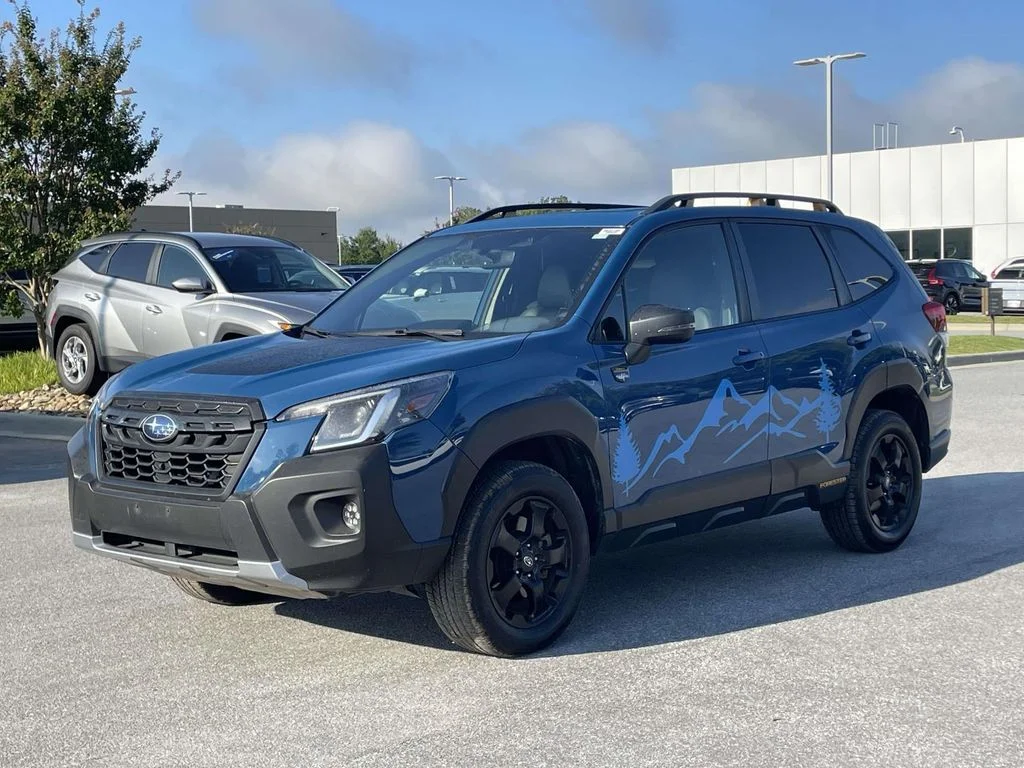 Used 2022 Geyser Blue Subaru Wilderness image 26