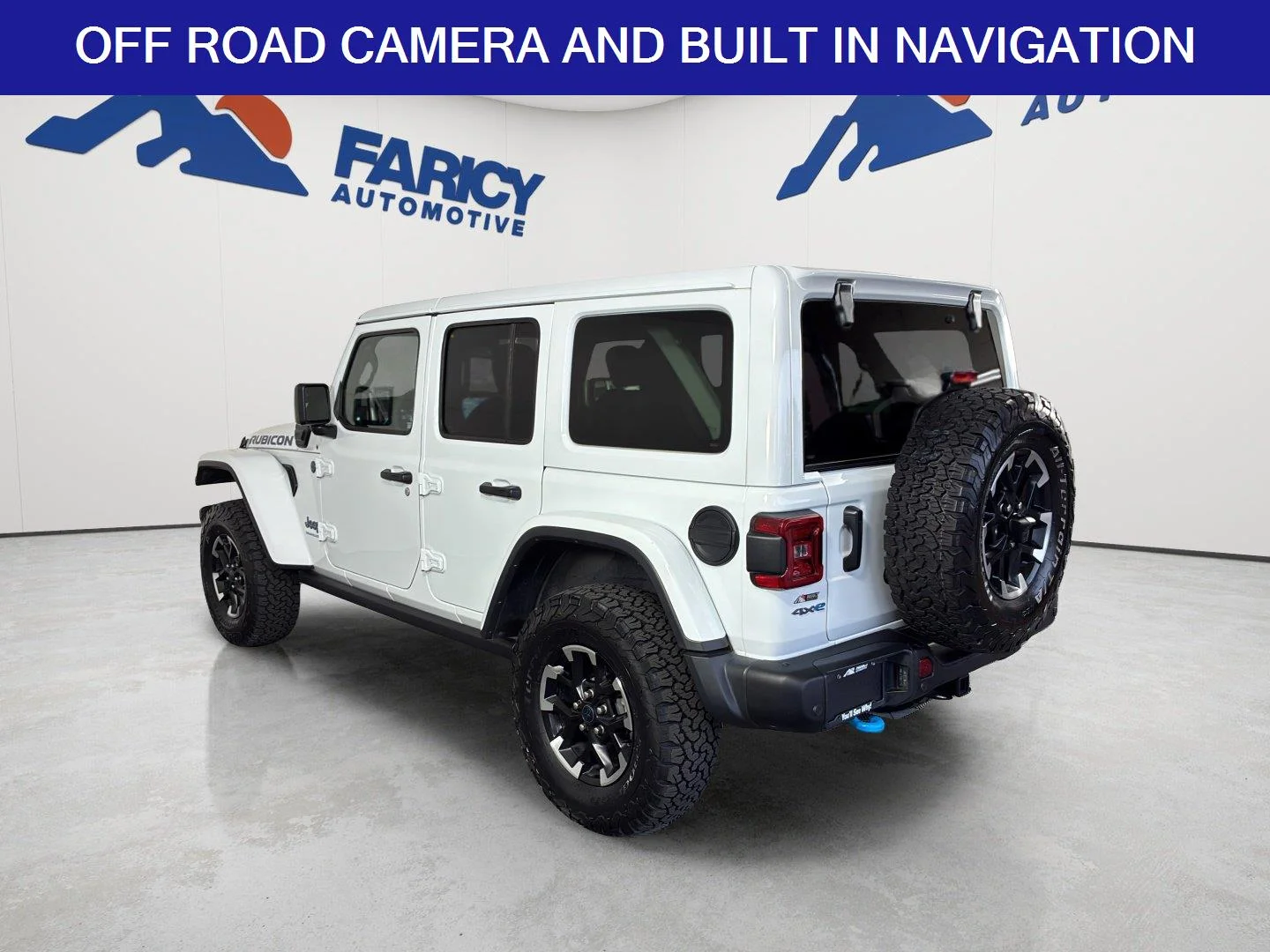 Used 2024 Bright White Clearcoat Jeep Rubicon X image 7