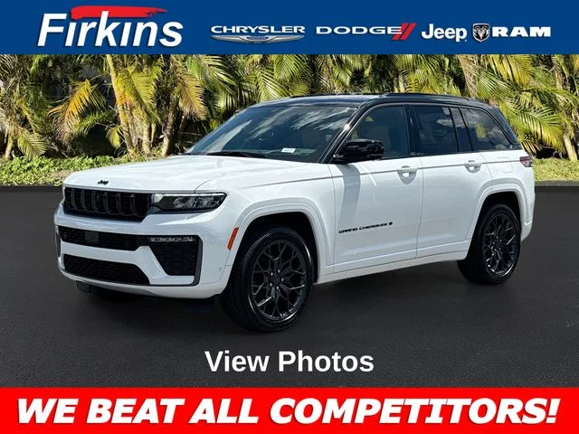 New 2026 Bright White Clear-Coat Exterior Paint Jeep Summit image 1