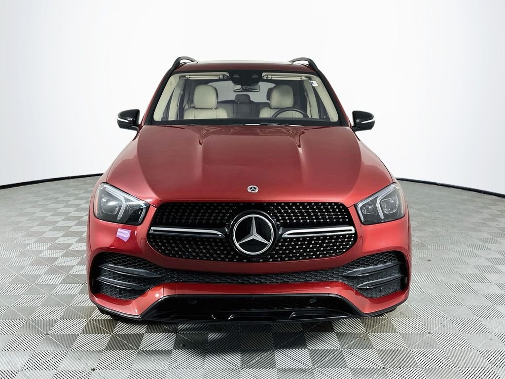 Certified Used 2022 Red Mercedes-Benz GLE 450 image 2