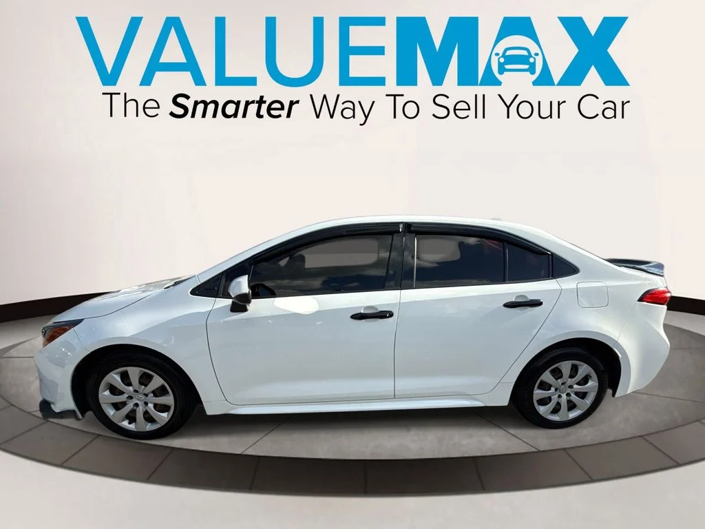 Used 2021 White Toyota LE image 6