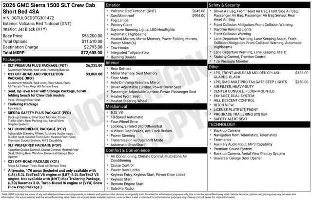 2026 GMC Sierra 4WD Crew Cab Short Box SLT's photo
