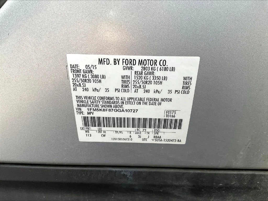 Used 2016 Ingot Silver Metallic Ford Limited image 9