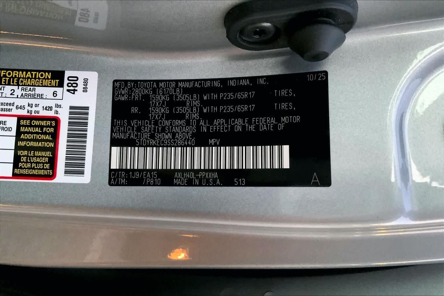 Used 2025 Celestial Silver Metallic Toyota XLE image 29