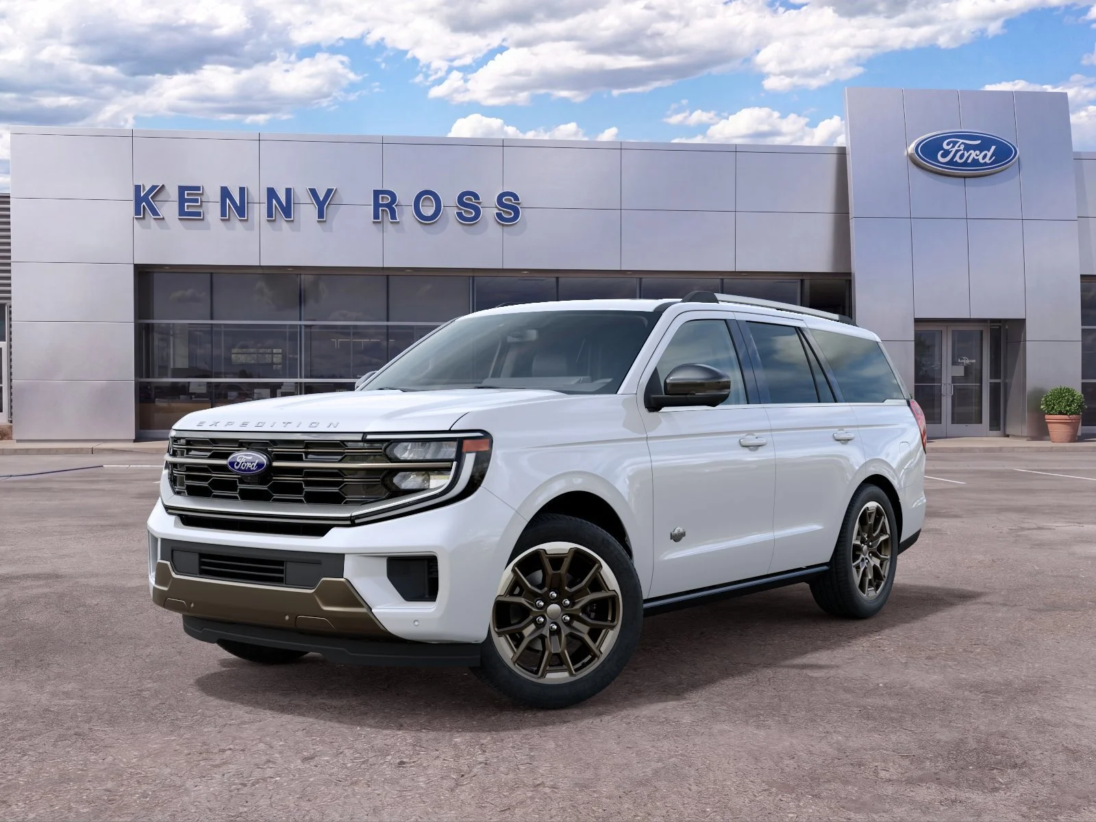 New 2027 Star White Metallic Tri-Coat Ford King Ranch® image 3