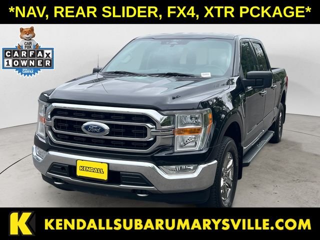 Used 2021 Black Metallic Ford XLT image 1