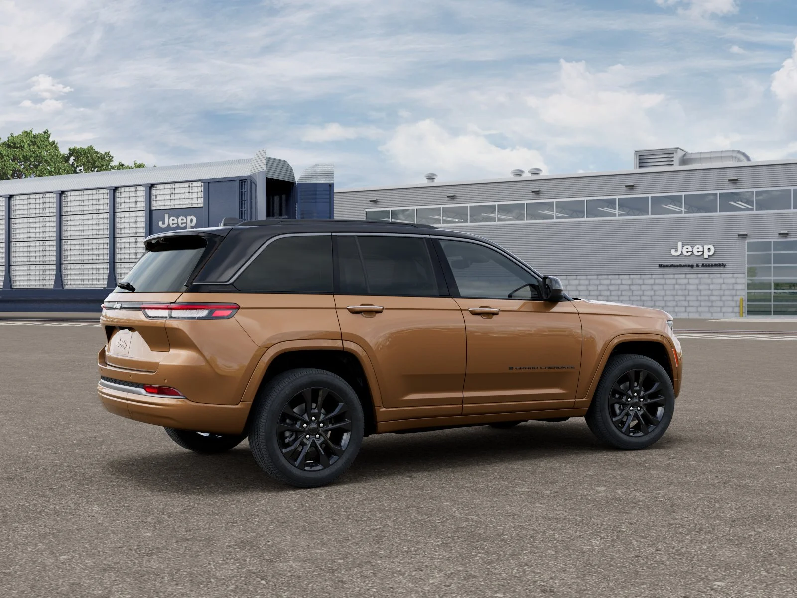 New 2026 Copper Shino Metallic Clear-Coat Exterior Paint Jeep Limited Reserve image 2