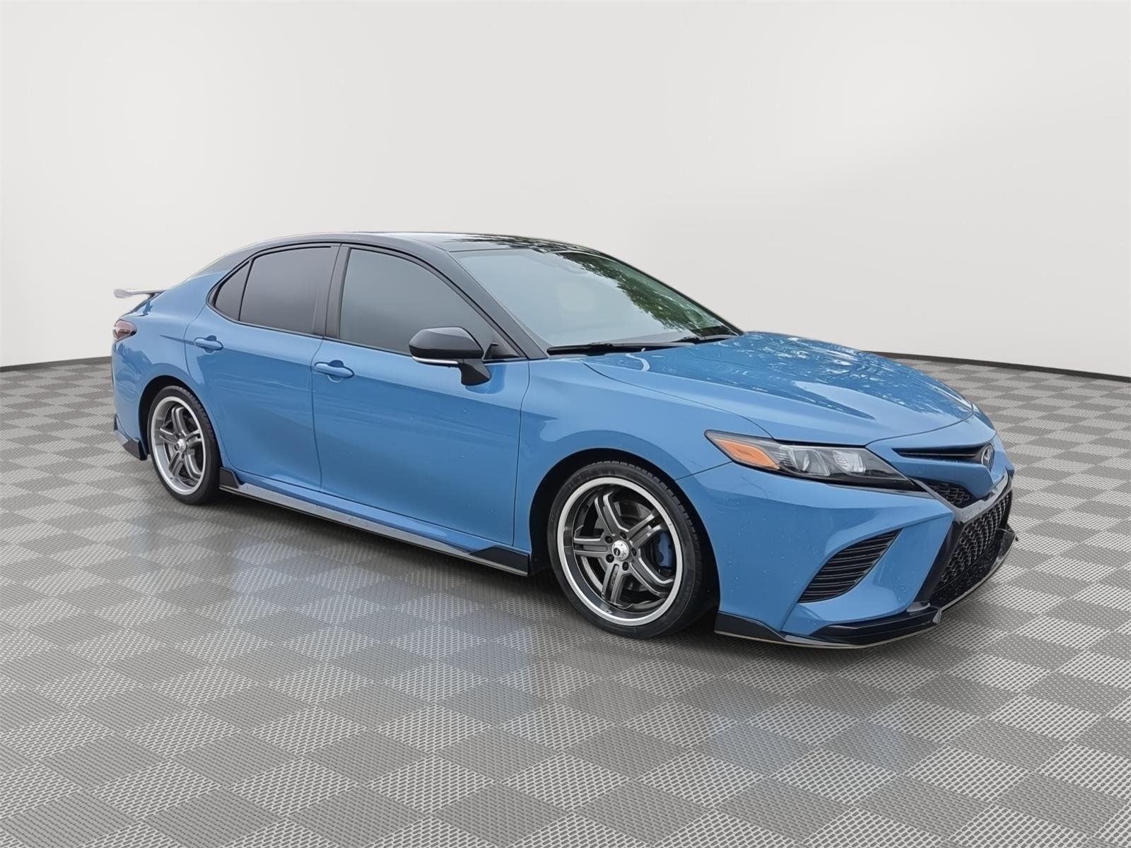 Used 2022 Calvary Blue w/Midnight Black Metallic Roof Toyota TRD image 6