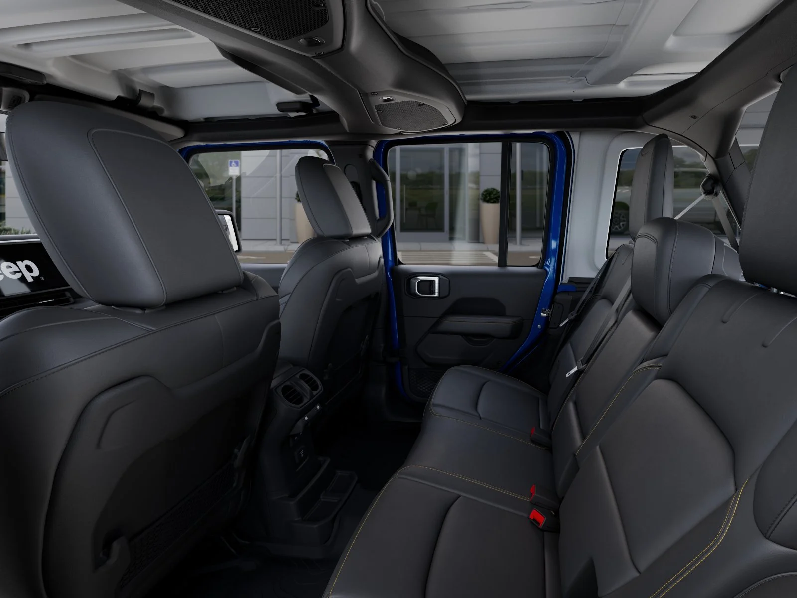 New 2026 Hydro Blue Pearl-Coat Exterior Paint Jeep Sahara image 49
