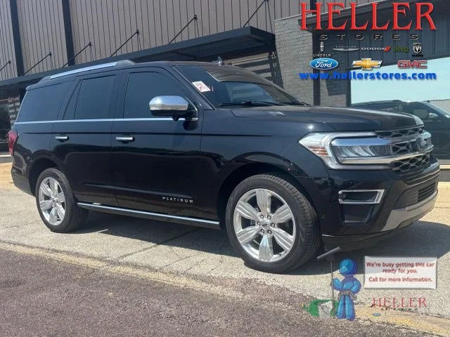 Used 2024 Black Metallic Ford Platinum image 1