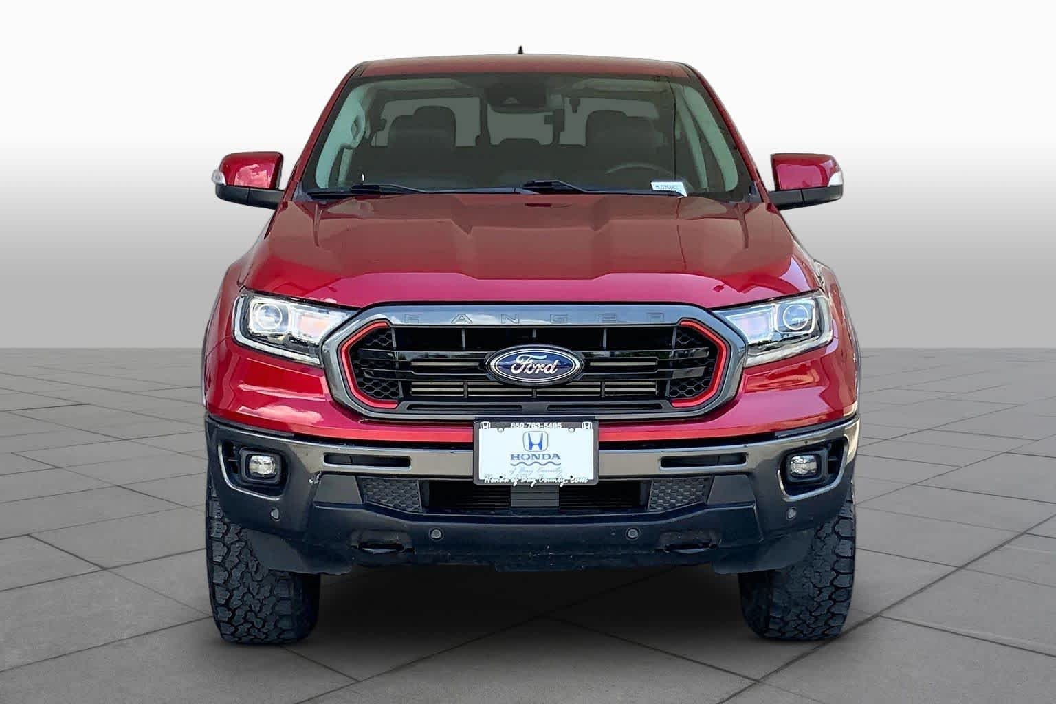 Used 2021 Rapid Red Metallic Tinted Clearcoat Ford LARIAT image 4
