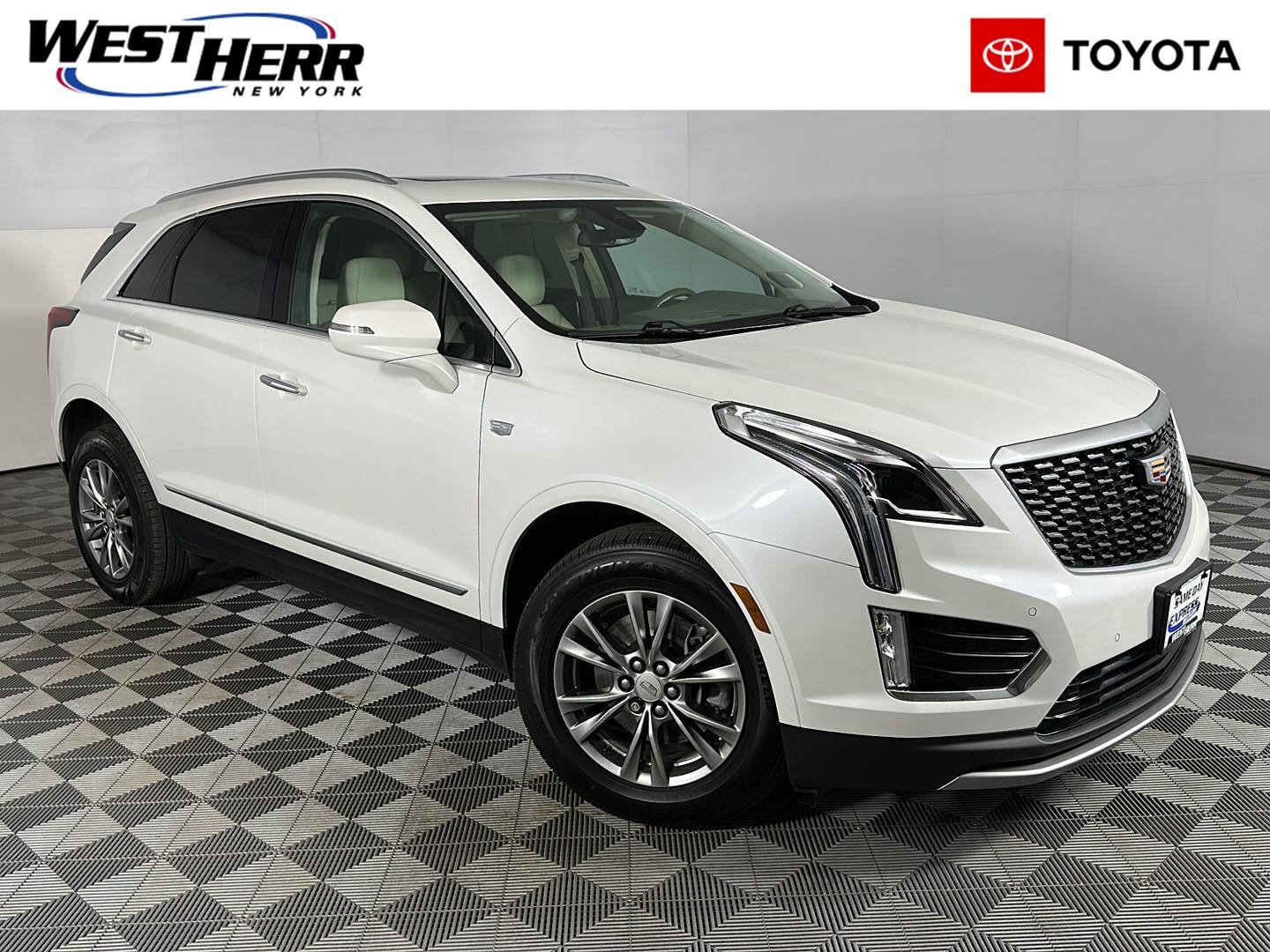 Used 2023 Crystal White Tricoat Cadillac AWD Premium Luxury image 1