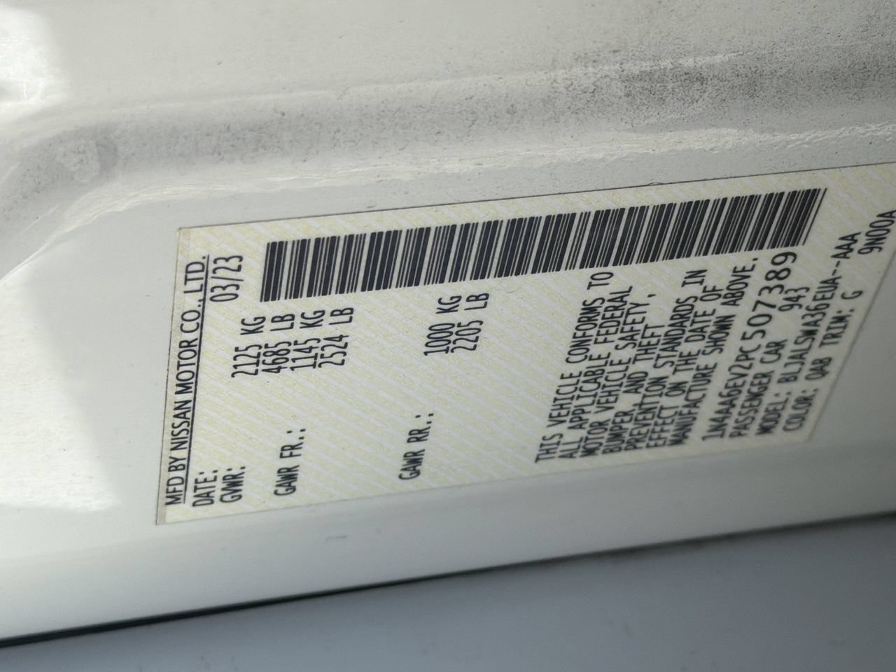 Used 2023 Pearl White Tricoat Nissan SR image 34
