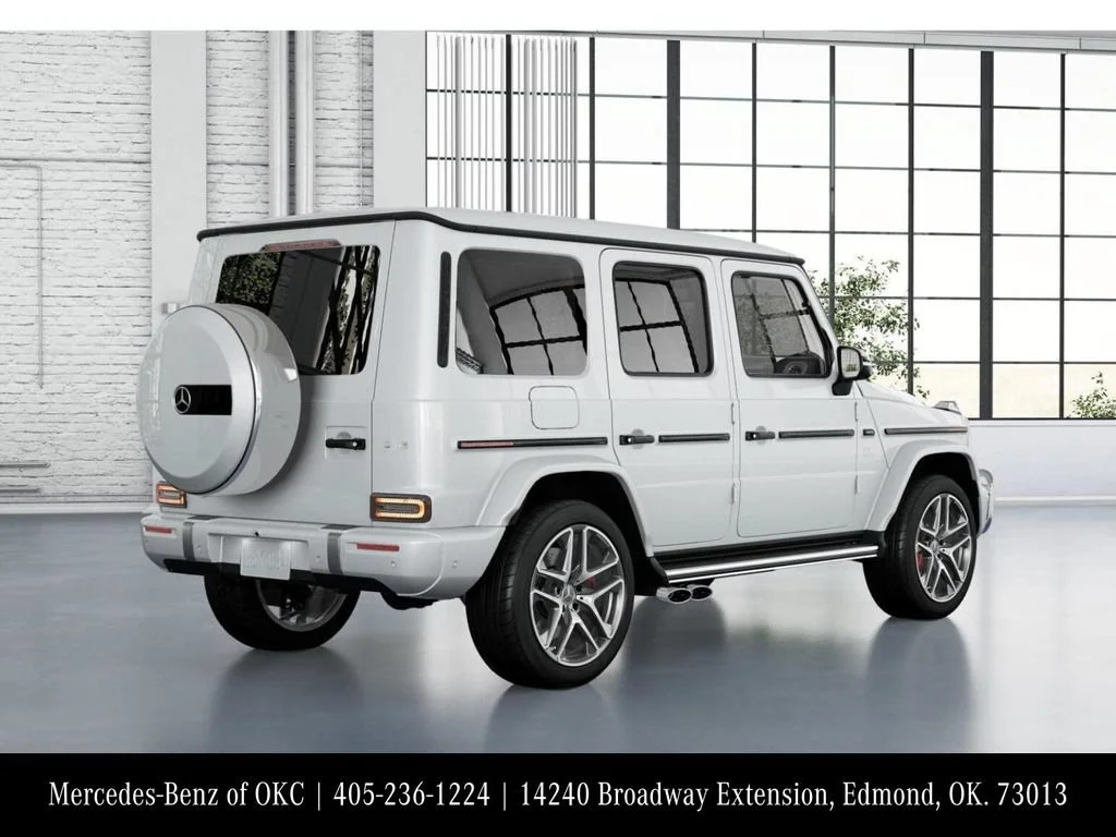 New 2027 MANUFAKTUR Moonlight White Metallic Mercedes-Benz AMG® G 63 SUV image 63