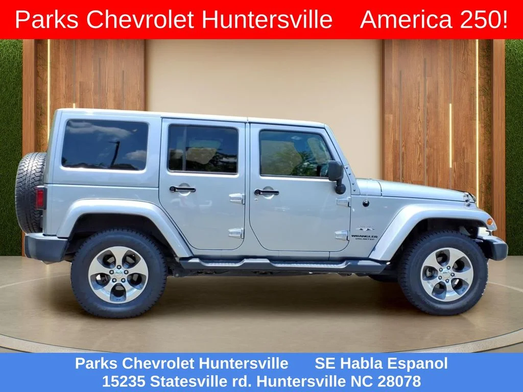 Certified Used 2017 Silver Jeep Unlimited Sahara image 32