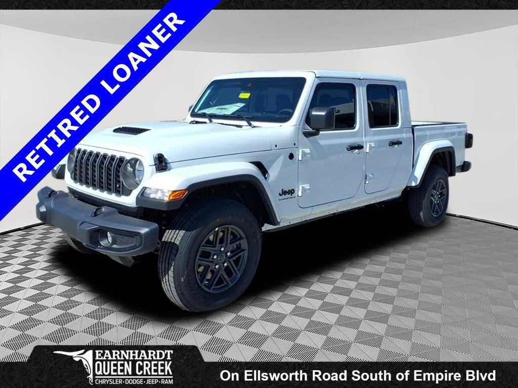 New 2025 Bright White Clear-Coat Exterior Paint Jeep Sport S image 1