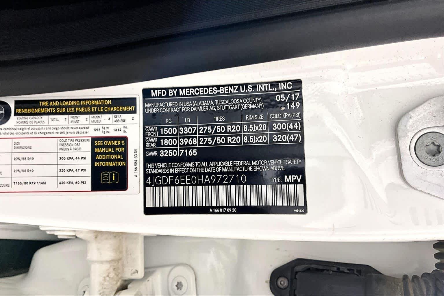 Used 2017 Polar White Mercedes-Benz GLS 450 image 31