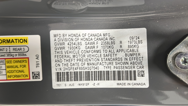 Used 2025 Gray Honda Sport Touring image 27