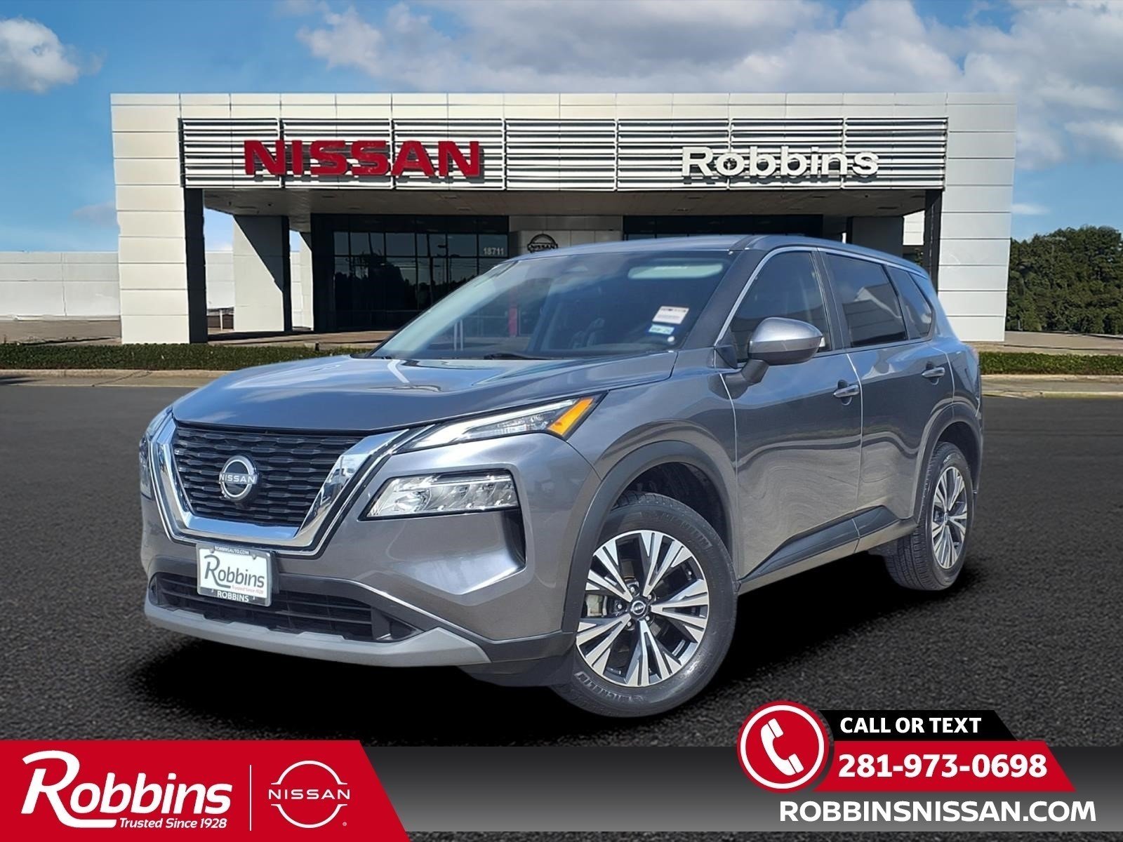 2023 Nissan Rogue SV Gray at Robbins Nissan