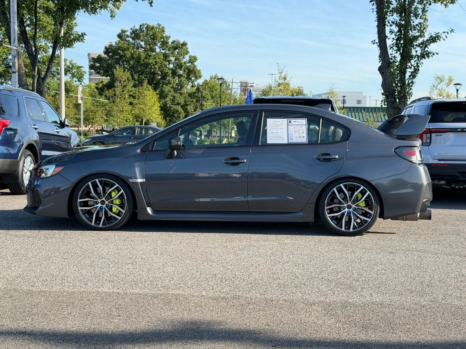 Used 2021 Magnetite Gray Metallic Subaru STi image 4
