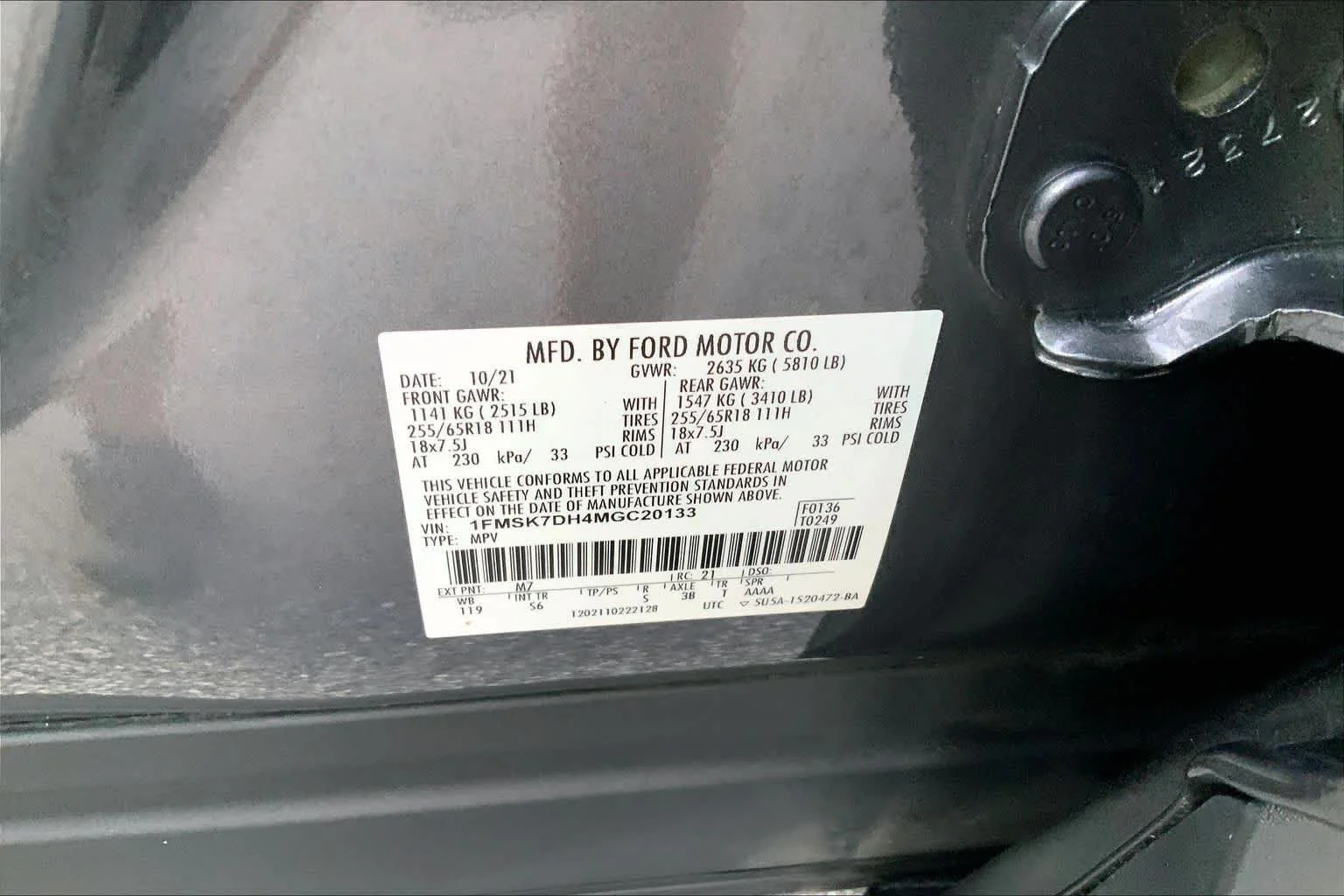 Used 2021 Carbonized Gray Metallic Ford XLT image 29