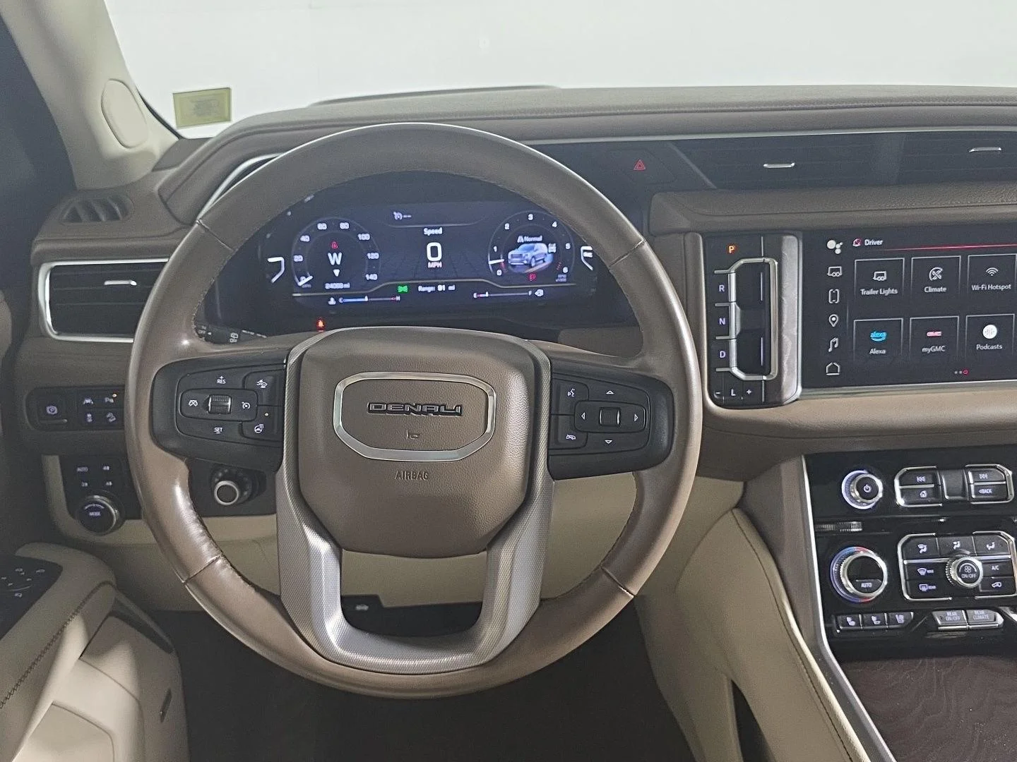 Used 2024 White Frost Tricoat GMC Denali image 36