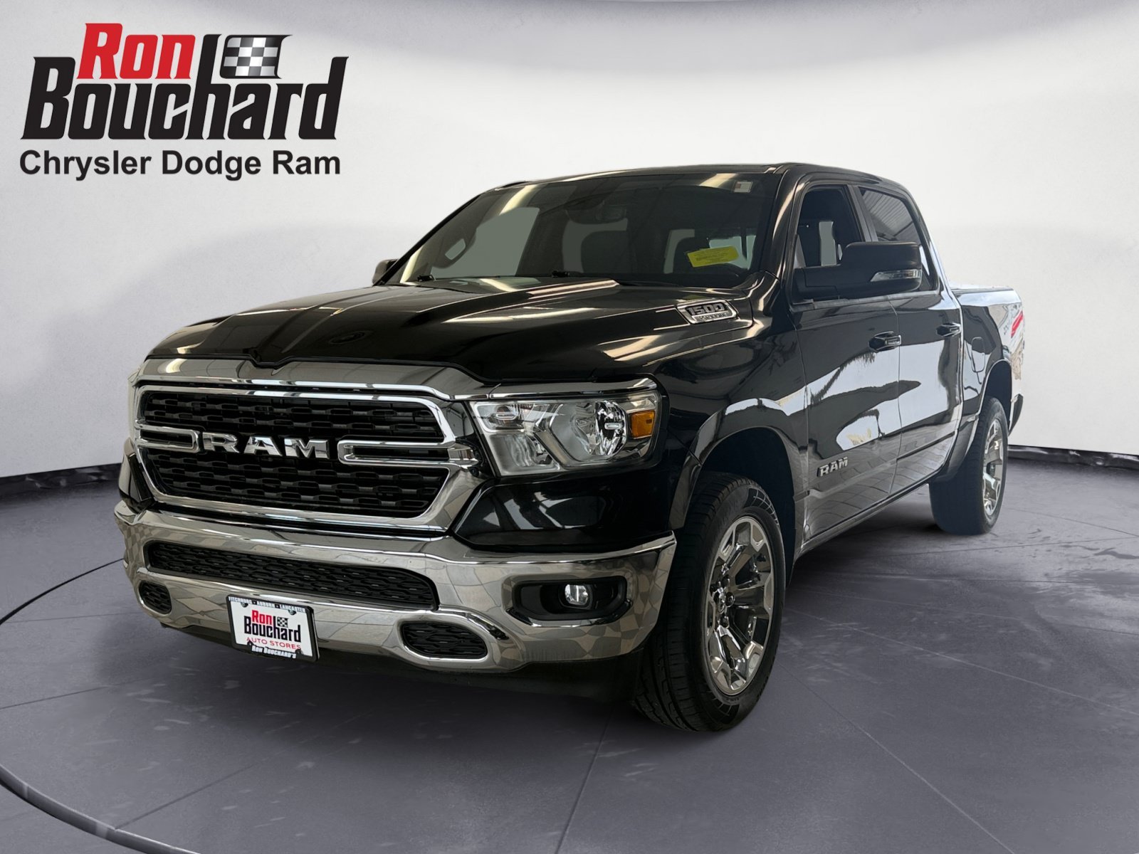 Used 2022 Diamond Black Crystal Pearlcoat Ram Big Horn image 5