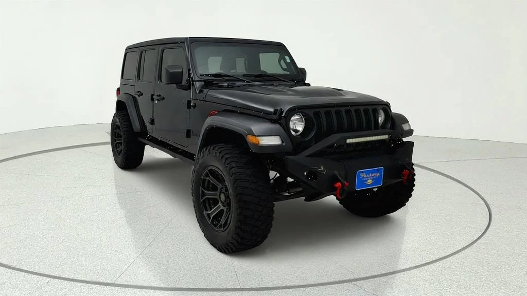 Used 2023 Black Jeep 4-Door Sport S 4x4 image 2