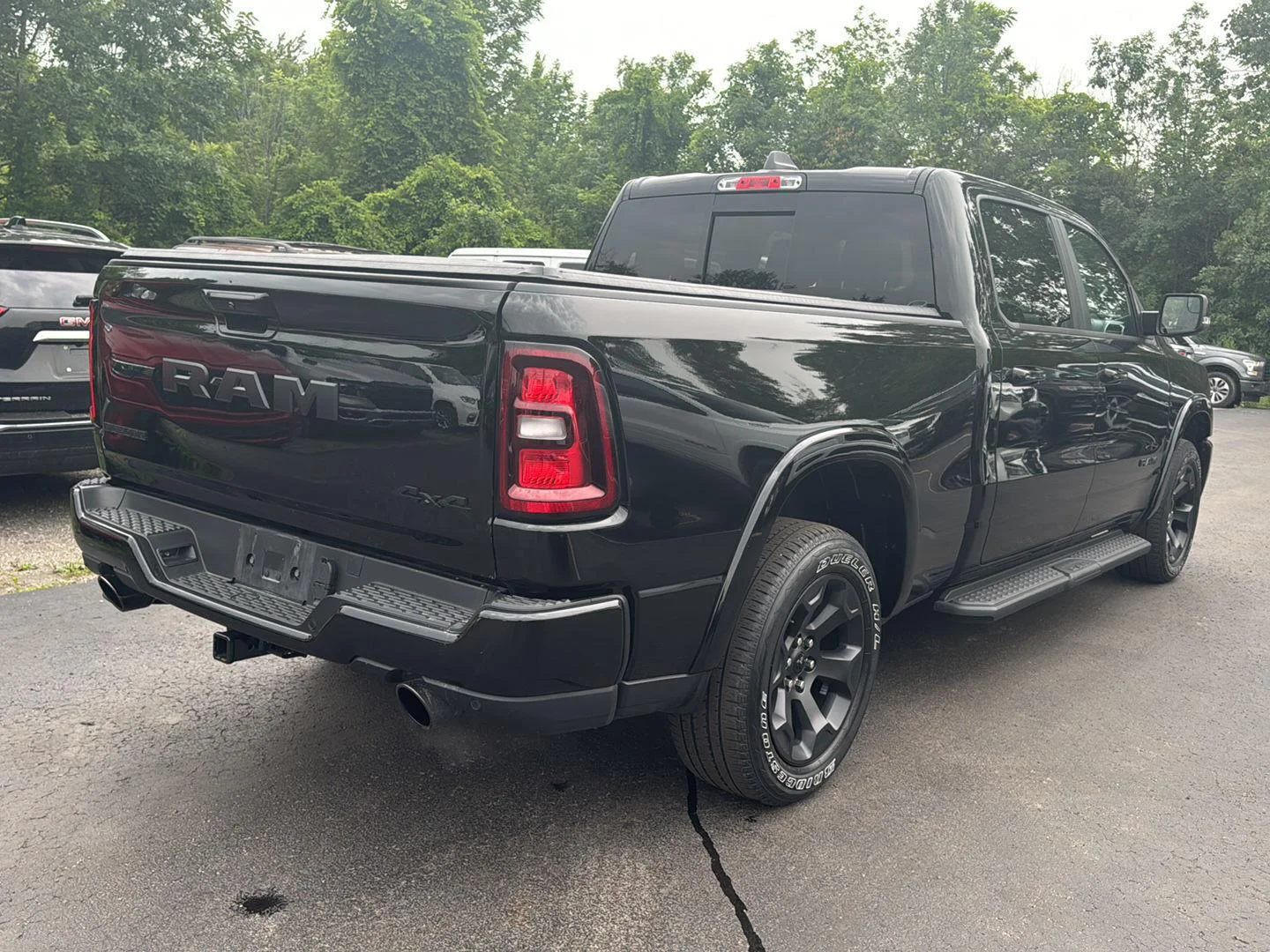 Used 2025 Diamond Black Crystal Pearlcoat Ram Big Horn image 3