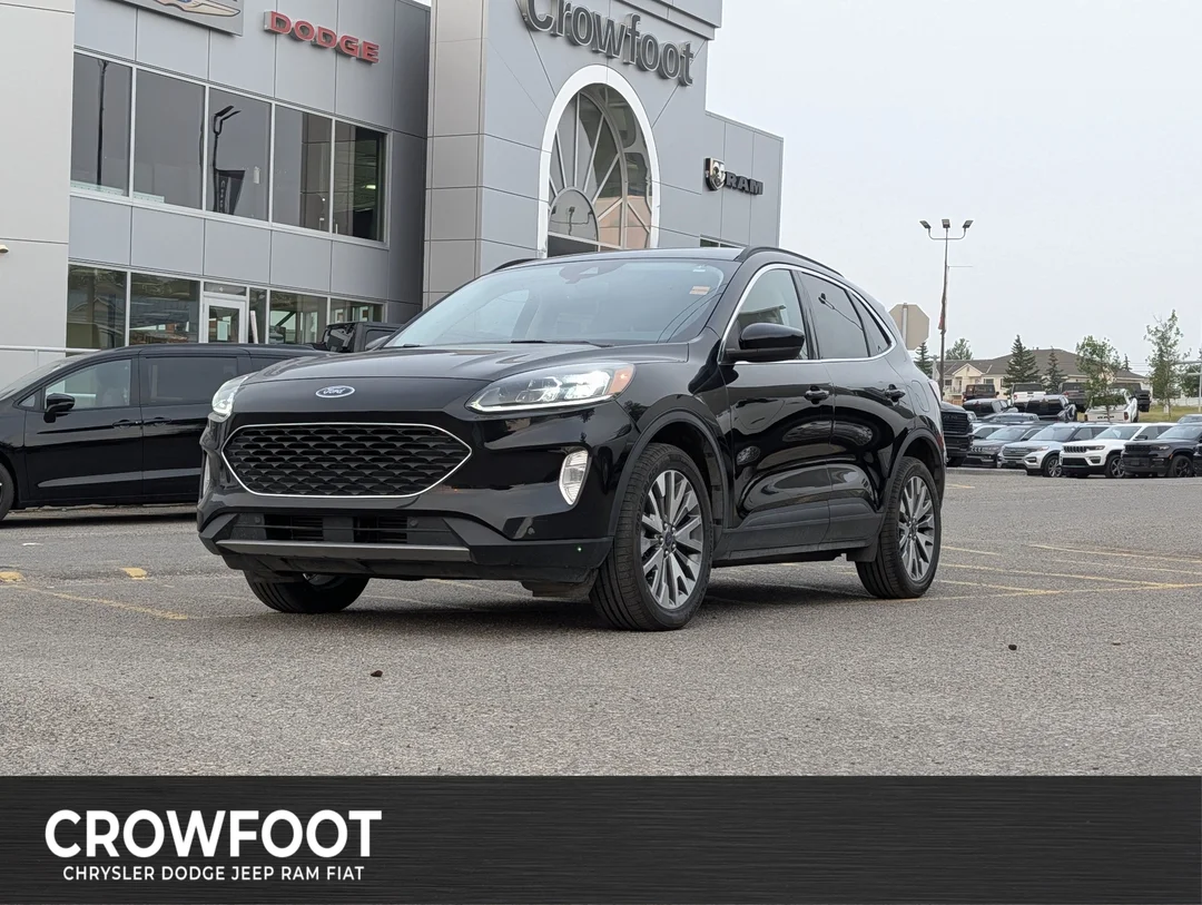 Certified Used 2022 Black Ford Titanium - - AWD - Handsfree Liftgate - Lane Keep - Fordpass Connect - Adaptive Cruise & More! image 1