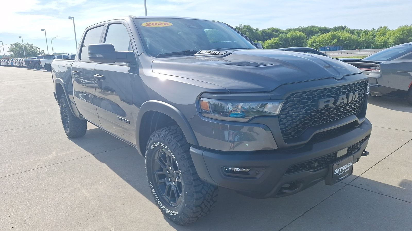New 2026 Granite Crystal Metallic Clear-Coat Exterior Paint RAM Rebel image 2