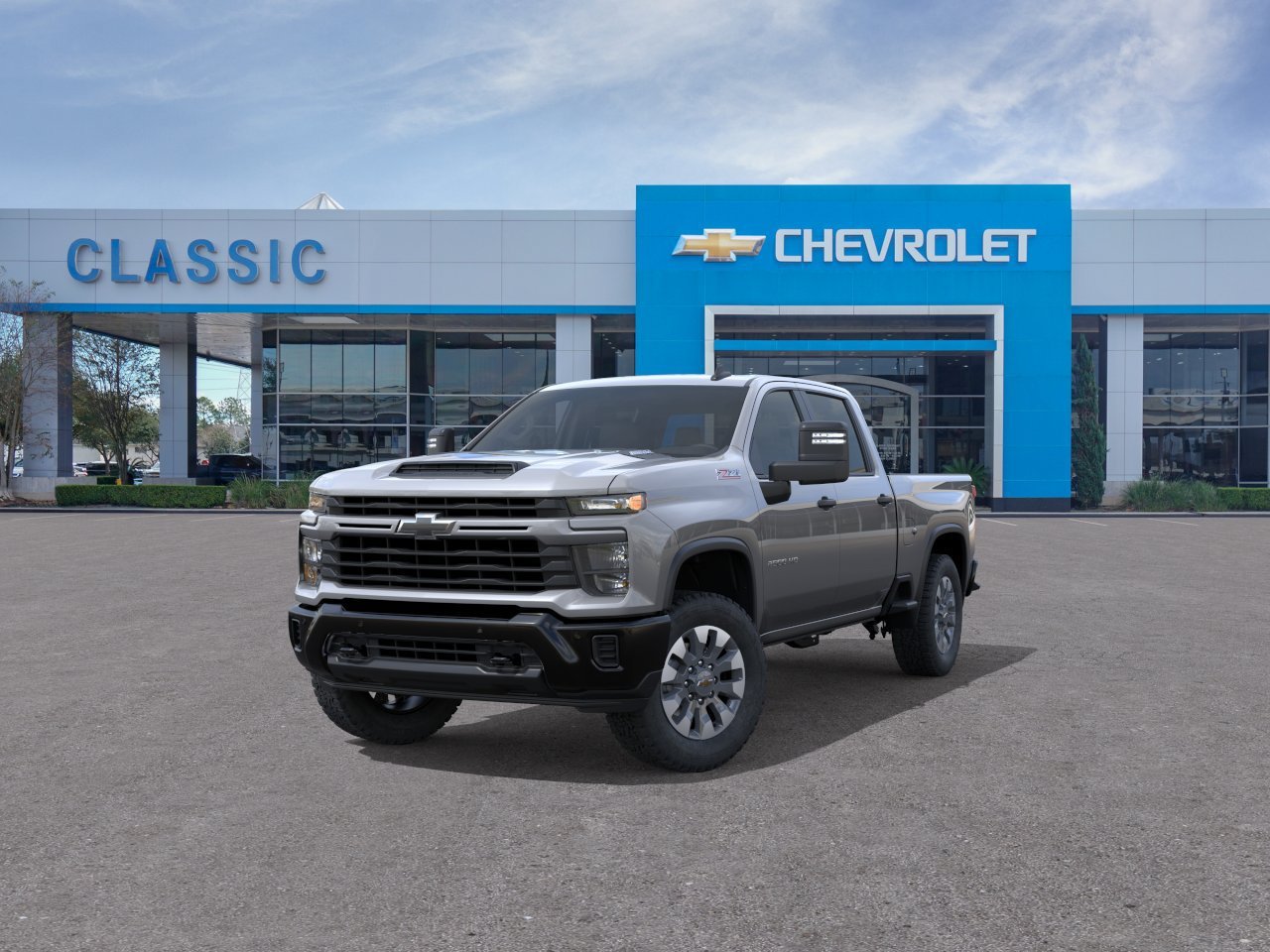 2026 Chevrolet Silverado 2500 HD Custom Gray at Classic Elite Chevrolet Hwy 6