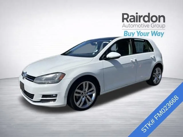 Used 2015 Pure White Volkswagen TDI SEL image 3