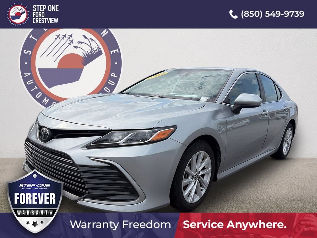 Used 2022 Silver Toyota LE image 1