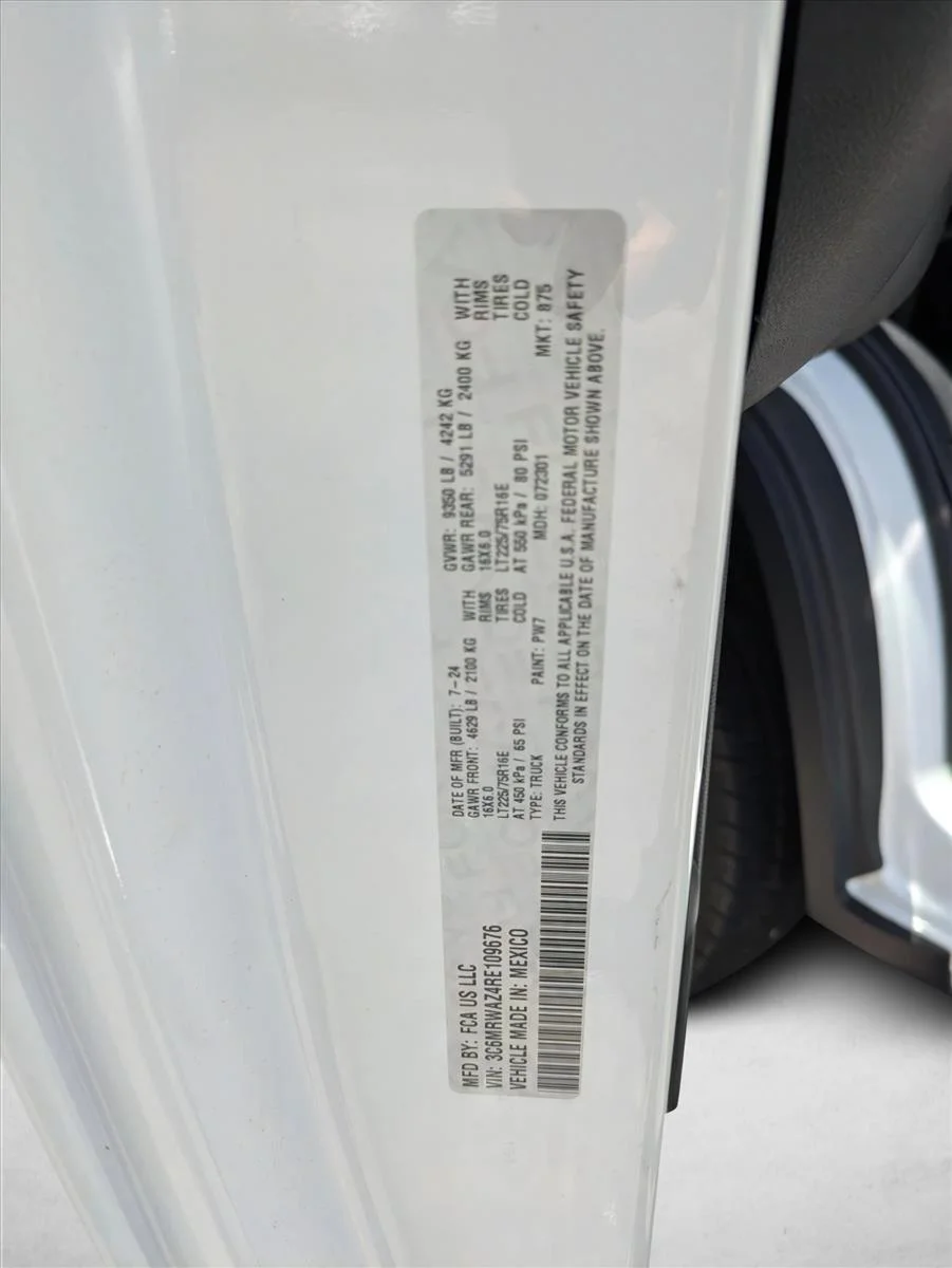 Used 2024 Bright White Clearcoat Ram  image 19