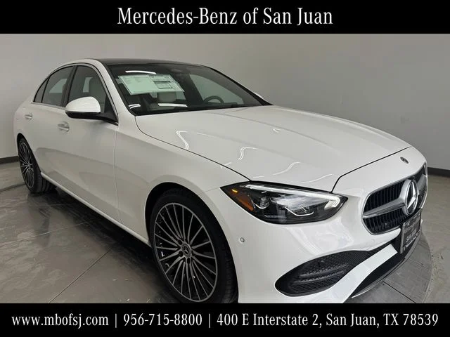 New 2026 White Mercedes-Benz C 300 image 1