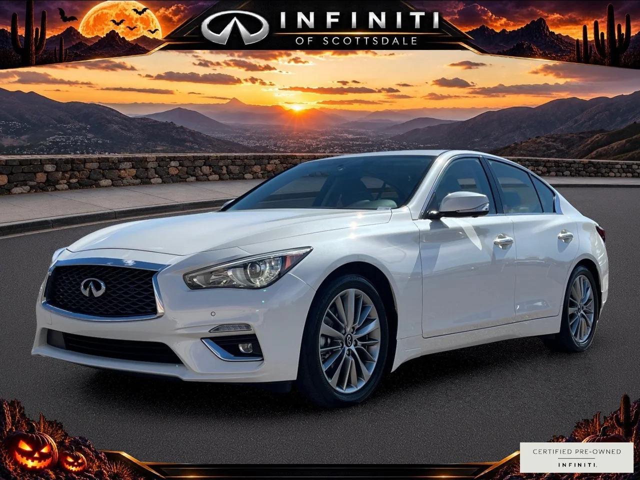 Certified Used 2023 Majestic White INFINITI Luxe image 1