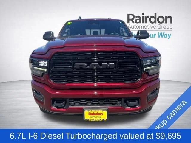 Used 2022 Delmonico Red Pearlcoat Ram Limited image 2