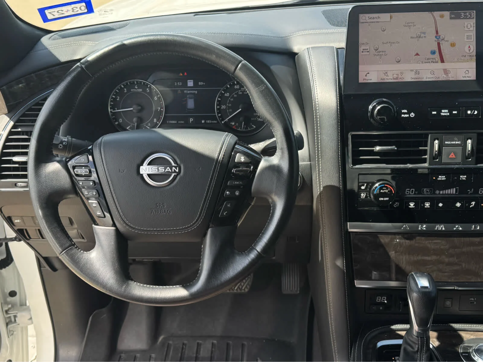 Used 2021 Aspen White Tricoat Nissan Platinum image 21