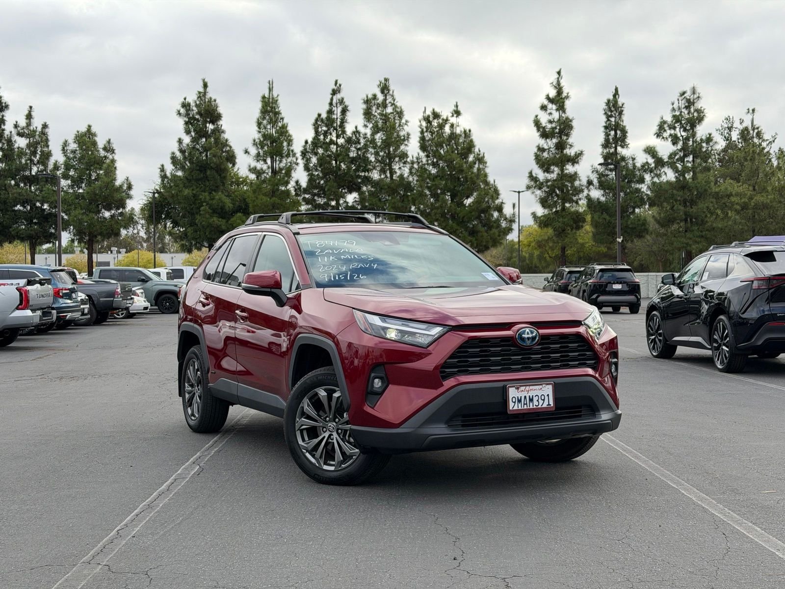 Used 2024 Ruby Flare Pearl Toyota XLE Premium image 1
