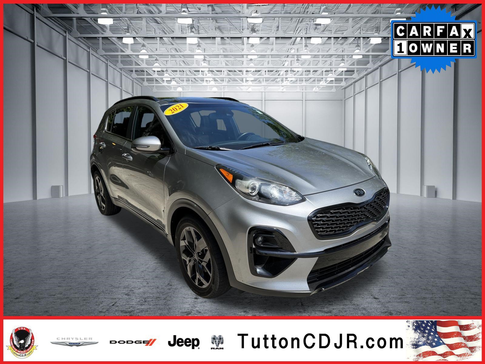 Used 2021 Steel Gray Kia S image 1