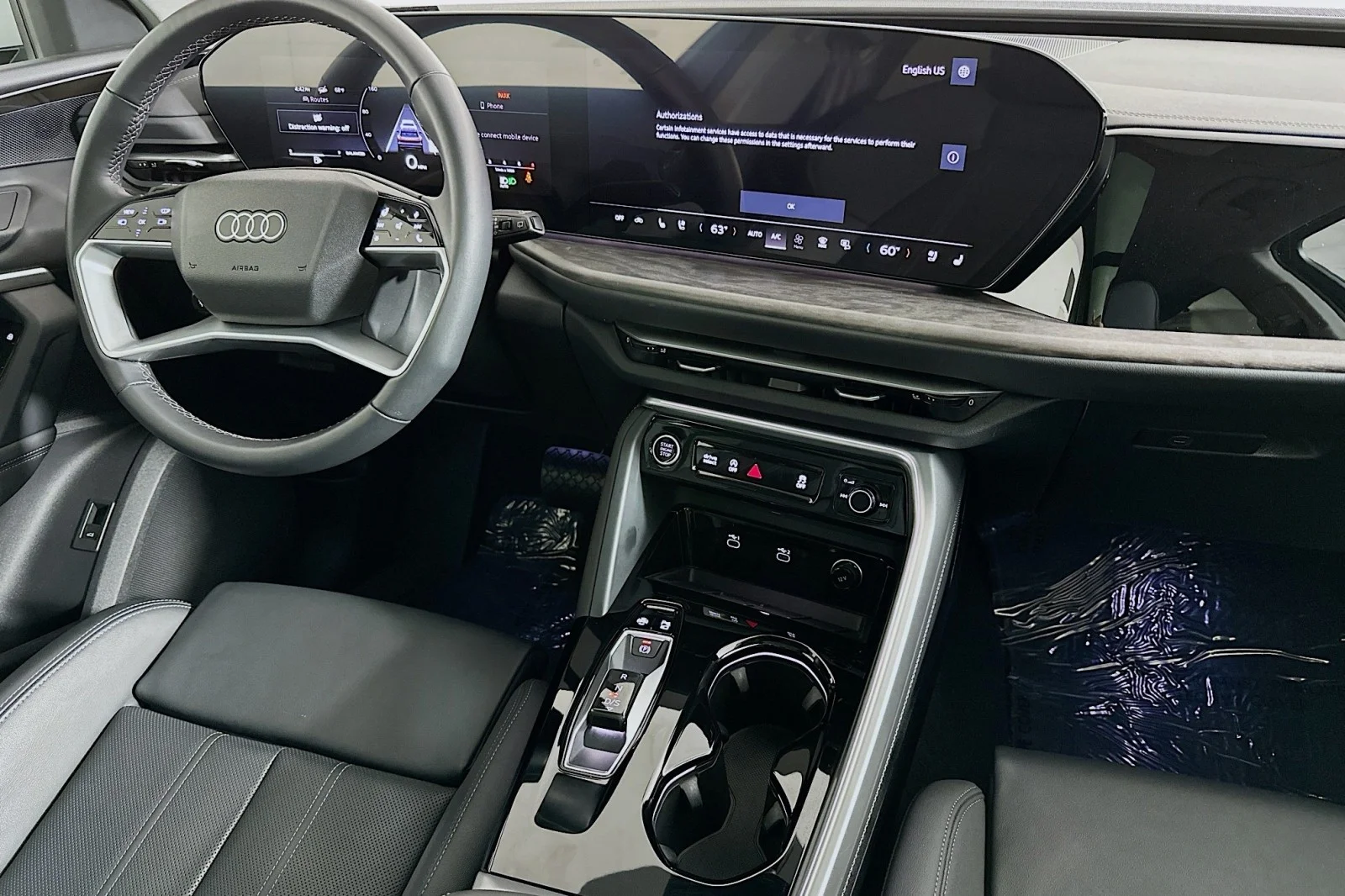 Used 2025 Glacier White Metallic Audi Premium Plus image 6