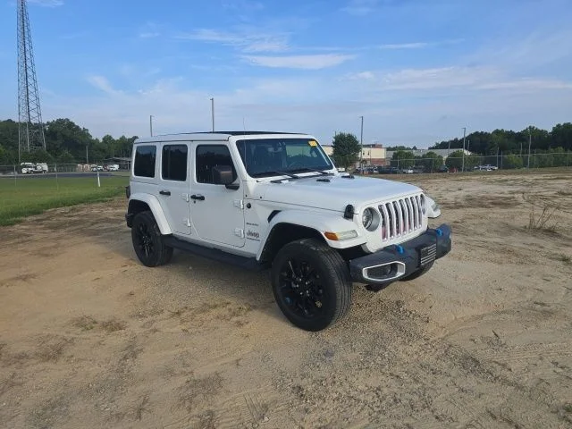 Used 2023 White Jeep Sahara 4xe image 12