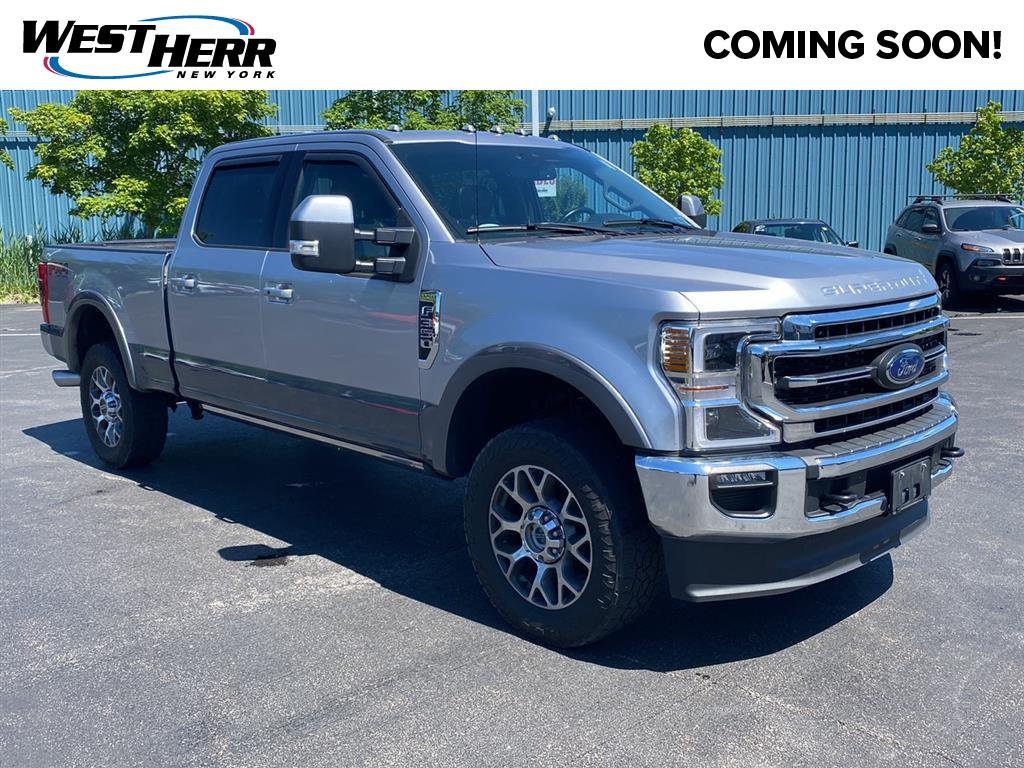 Used 2021 Iconic Silver/Carbonized Gray Ford Lariat image 1