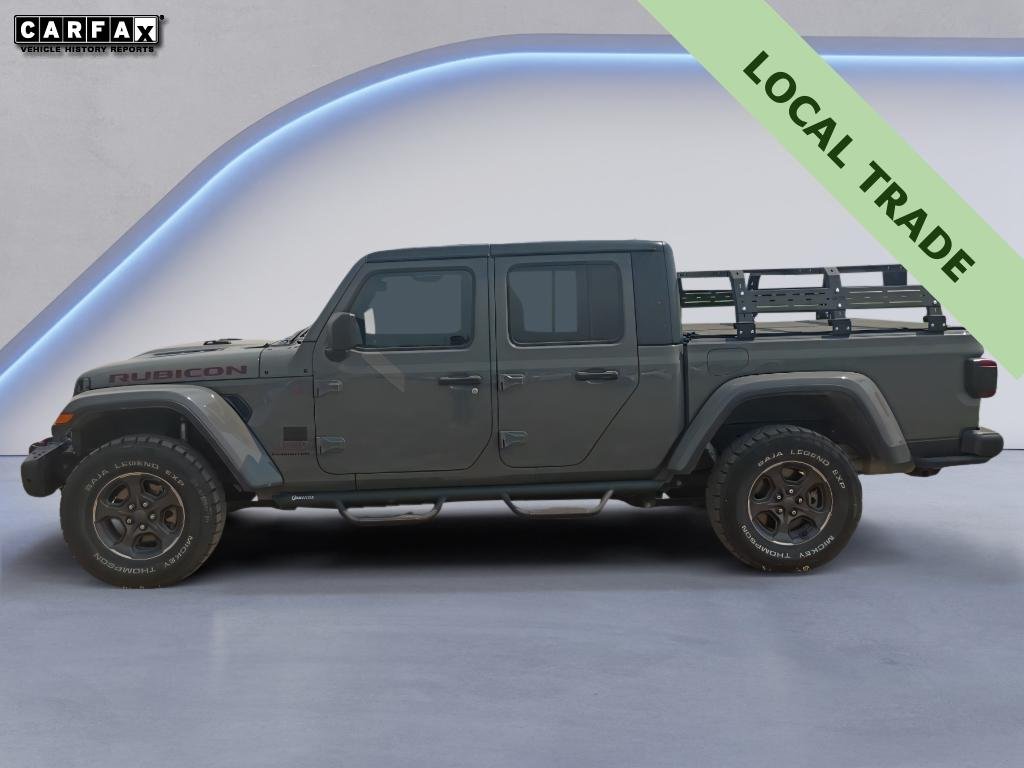 Used 2021 Granite Crystal Metallic Clearcoat Jeep Rubicon image 2
