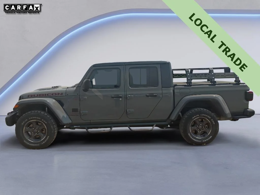 Used 2021 Granite Crystal Metallic Clearcoat Jeep Rubicon image 2