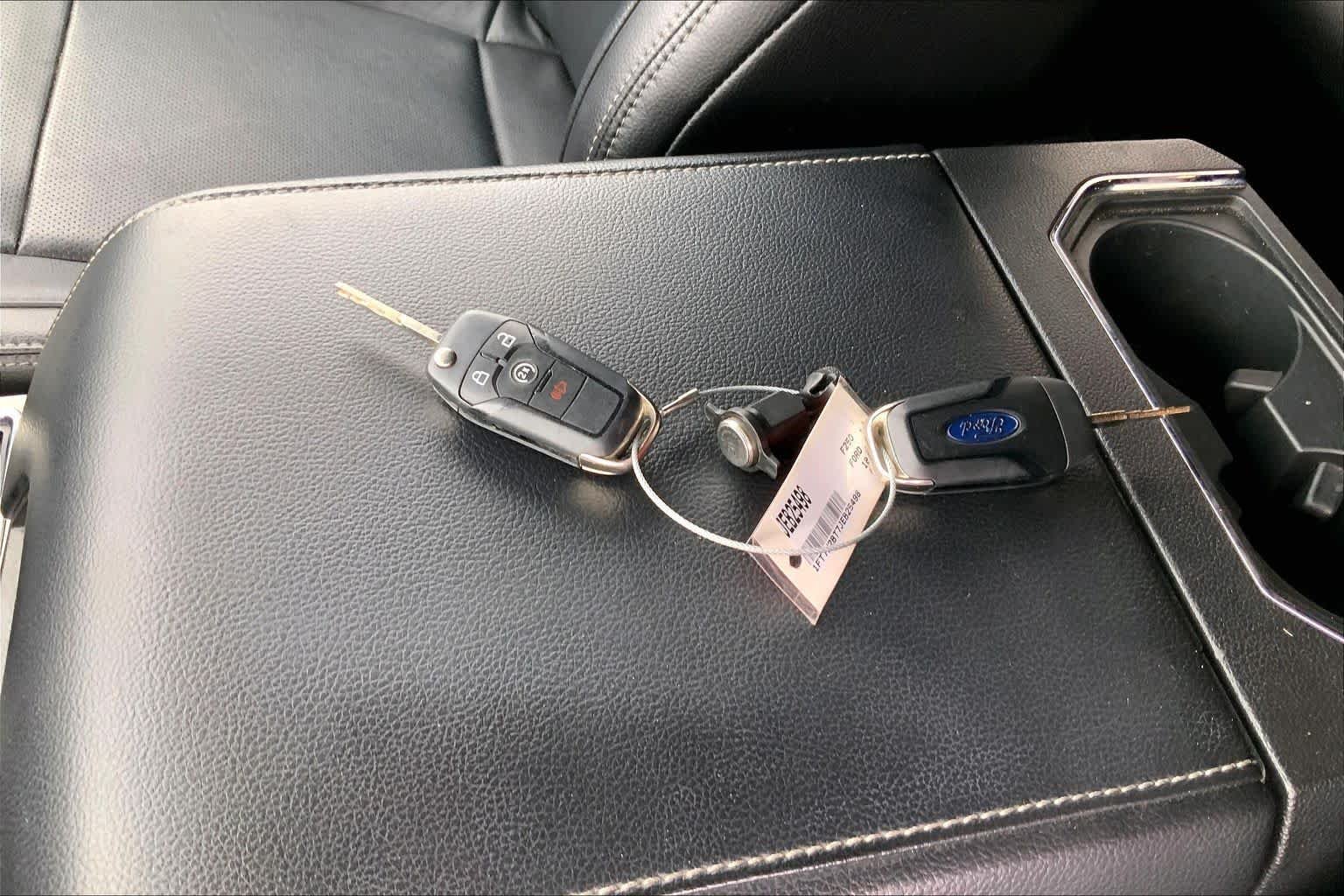 Used 2018 Shadow Black Ford LARIAT image 13