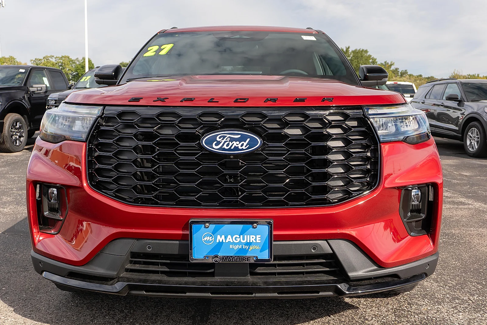 New 2027 Ruby Red Metallic Tinted Clearcoat Ford ST-Line image 3