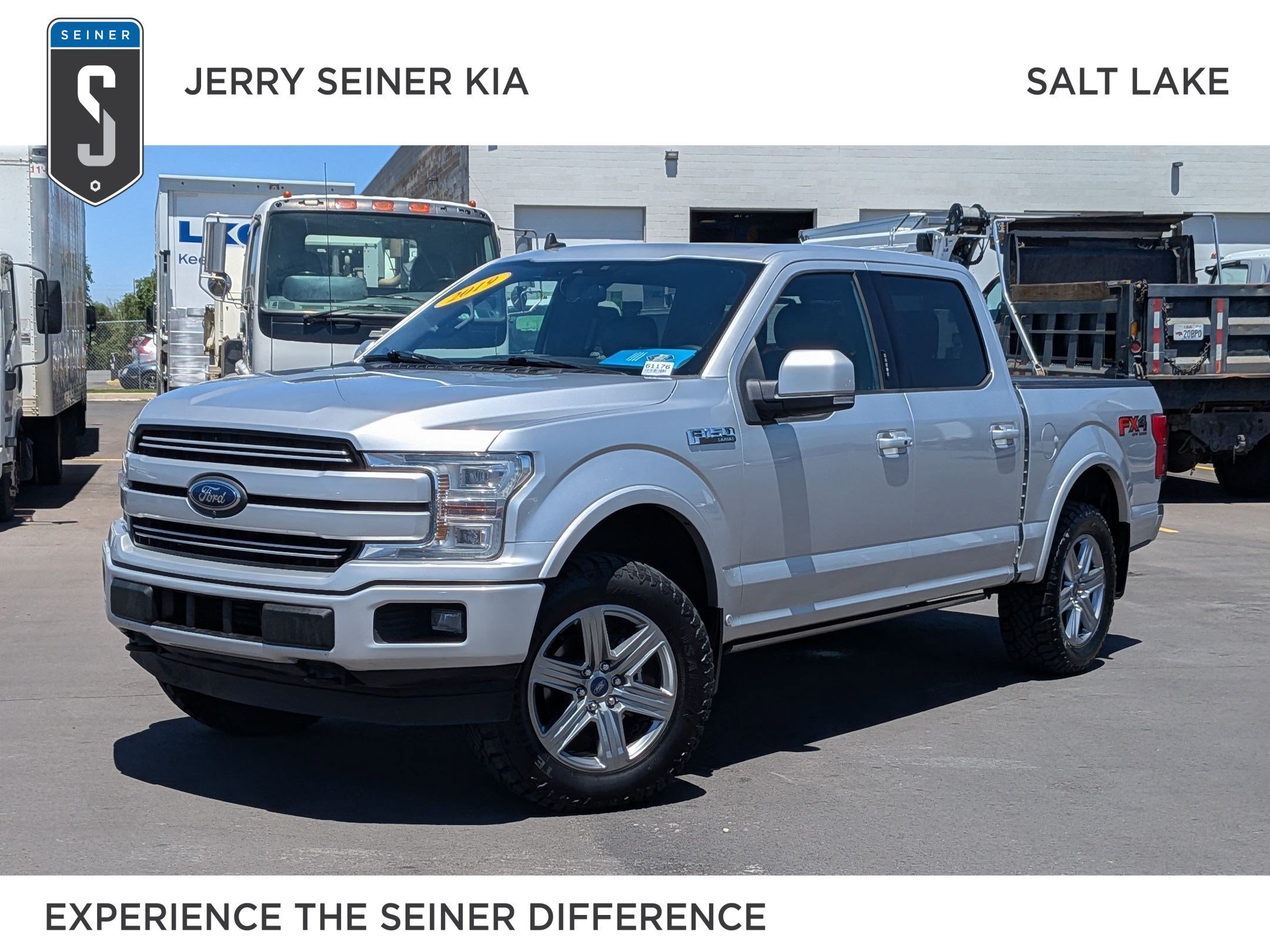 Used 2019 Ingot Silver Metallic Ford LARIAT image 1